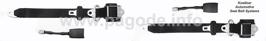 Sicherheitsgurte Mercedes Pagode