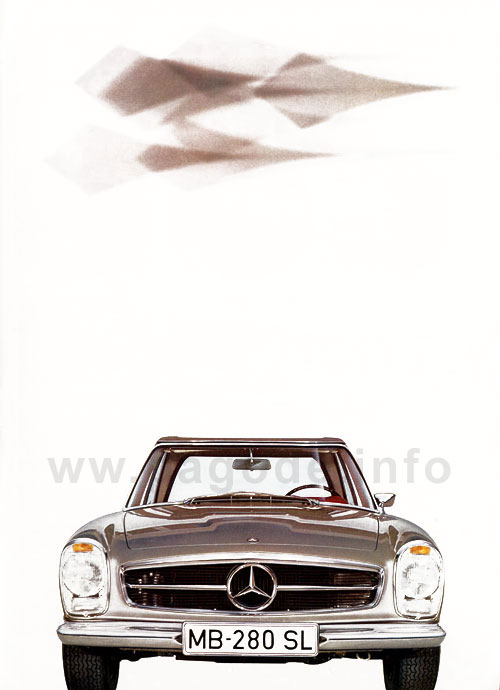 Mercedes 280 SL Pagode Prospekt 2