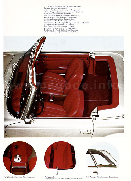 Mercedes 280 SL Pagode Prospekt 6
