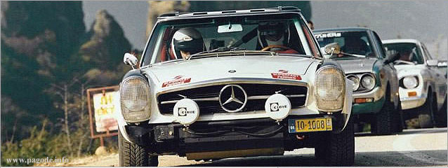 Mercedes Pagode Rallyesport